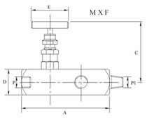 GAUGE ROOT VALVE-STANDARD LENGHT 6000 PSI AND 10000PS